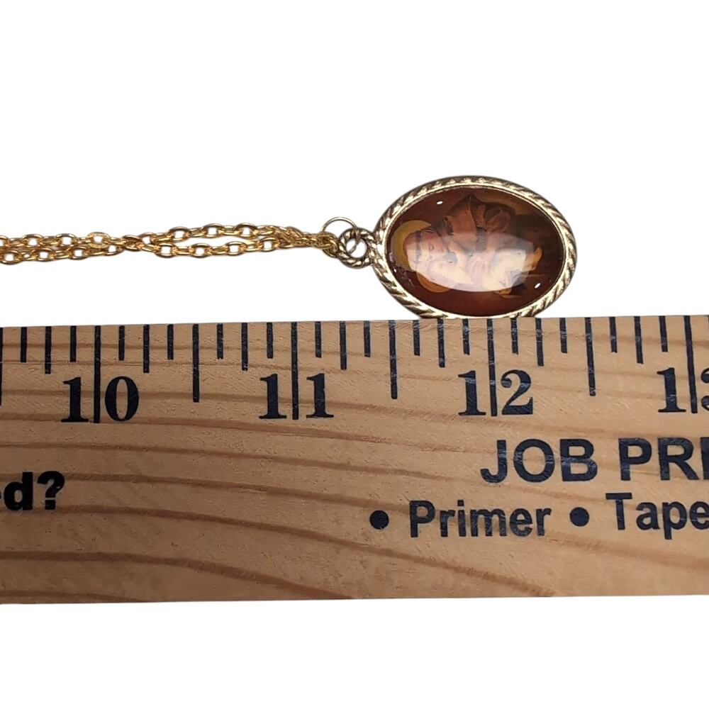 St Anthony Baby Jesus Necklace Prayer Card Franciscan Friars Catholic Christian‎ - Picture 5 of 7